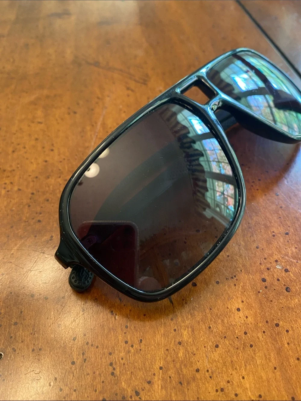 Carrara Polarized Black Aviator Sunglasses - Dark Lenses